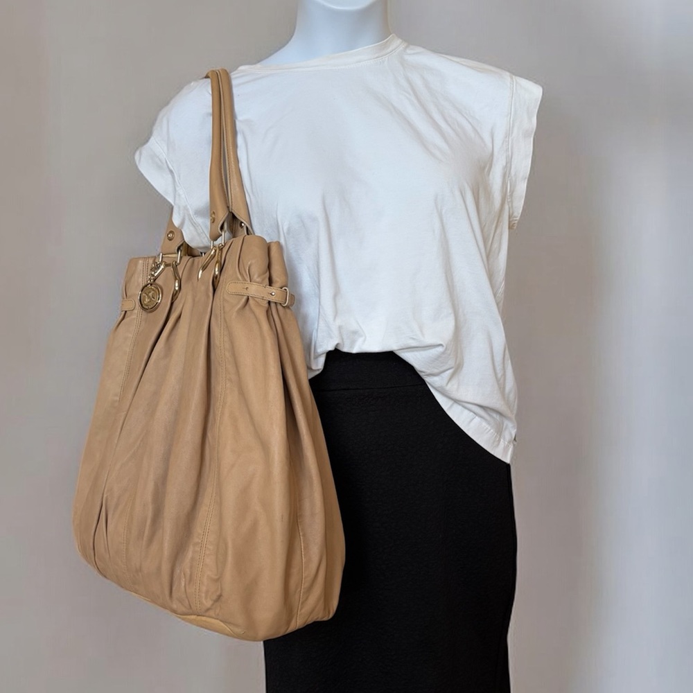 Celine Vintage Bag Tan Leather Shoulder Bag